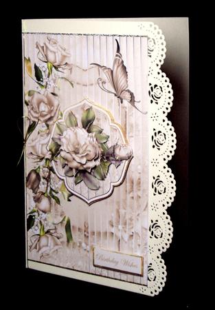Stemmed Roses Card Front by Dianne Jackson