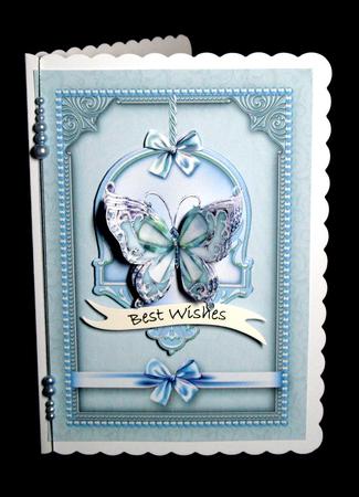 Classic Butterflie in Vintage Bleu by Dianne Jackson
