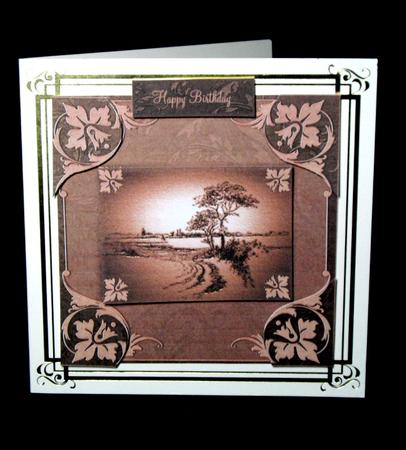 Male Landscape Card Topper by Dianne Jackson