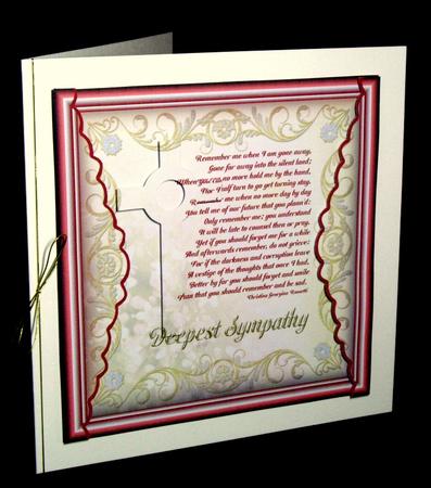 Deepest Sympathy Remember by Christina Rossetti by Dianne Jackson