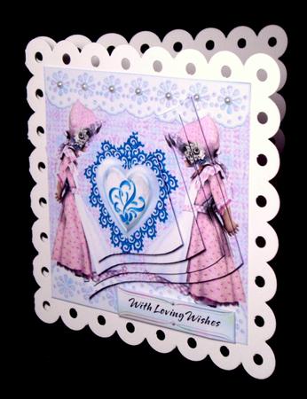 Little Bonnet Girls Pyramid Topper by Dianne Jackson