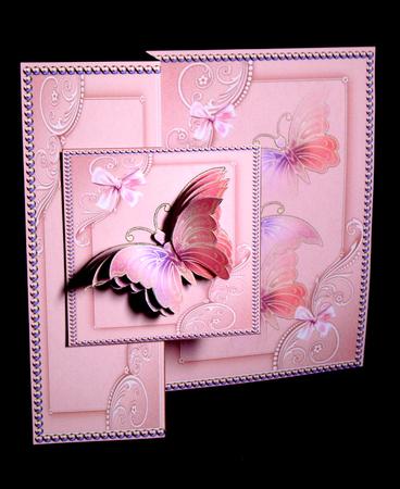 Mini Kit Vintage Pink Butterflie by Dianne Jackson
