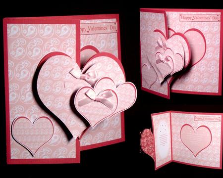 In the Pink Valentine's Greeting Card Kit by Dianne Jackson