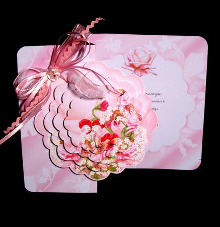 No Hole Fold Back Floral Card Kit by Dianne Jackson