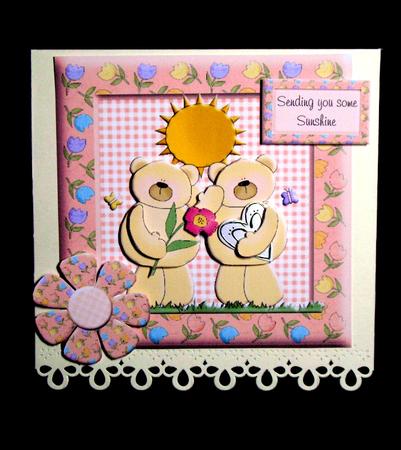 Sending Sunshine Bears Anniversary, Get Well, Thanks by Dianne Jackson