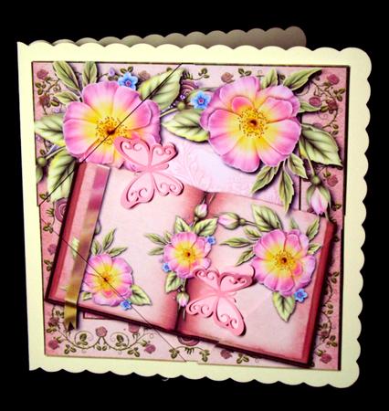 Book of Roses - Wild Pink Roses + Extra Corners by Dianne Jackson