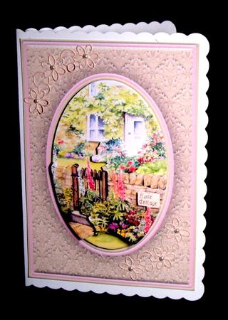 Rose Cottage Quick Card by Dianne Jackson