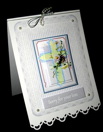 Lace Daisy and a Cross by Dianne Jackson