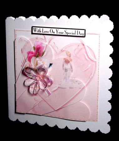 Bridal Fan Card by Dianne Jackson