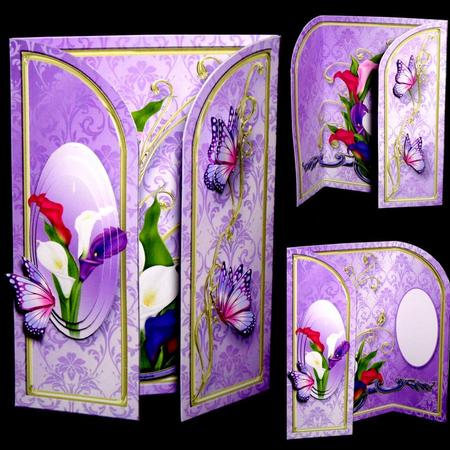 Calla Lilies 5 x 7 Gatefold Mini Kit by Dianne Jackson