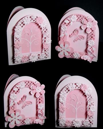 312 Flower Lattice Card by Dianne Jackson