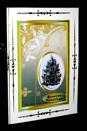 Christmas Tree and Holly by Dianne Jackson
