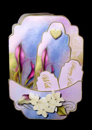 Floral Pocket Front Card Kit 2 by Dianne Jackson