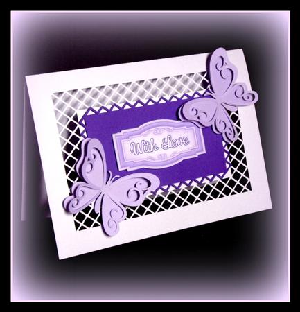Lattice Card and Mats by Dianne Jackson