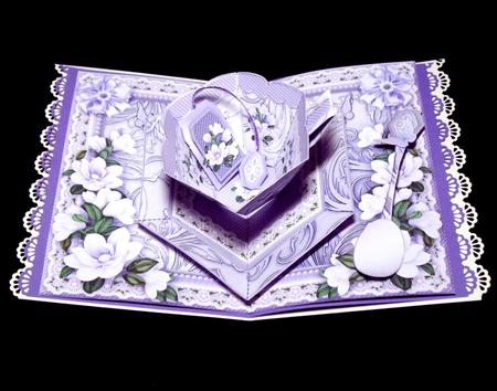 Time for Tea Pop-up Kit - Lilac Magnolias and Butterflies by Dianne Jackson