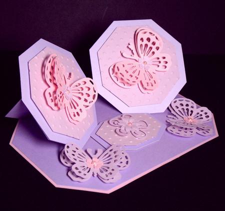 489 Double Octagon Easel Card by Dianne Jackson
