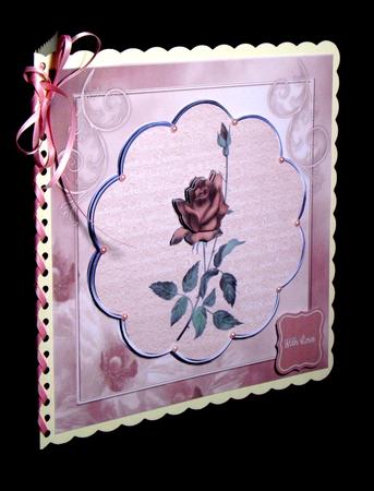 Rustic Rose 8x8 Mini Kit by Dianne Jackson