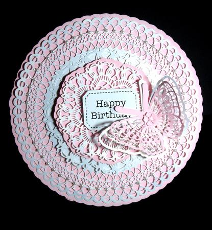Layered Doily 2 & Butterfly by Dianne Jackson