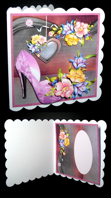 Floral Lace Shoe Insert by Dianne Jackson