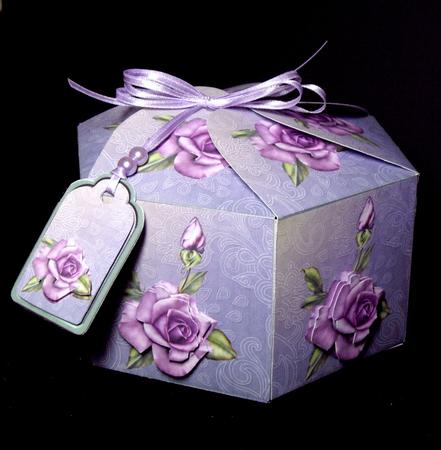 Heritage Rose Hexagon Box Mini Kit by Dianne Jackson