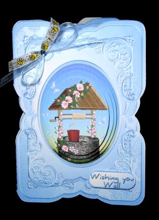 Shaped Card Mini Kit - Wishing Well by Dianne Jackson