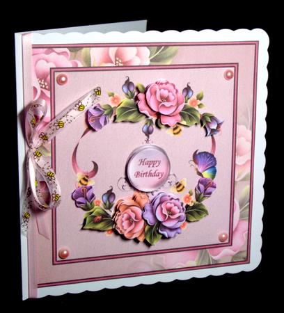 Flowers and Bees 8x8 Mini Kit by Dianne Jackson