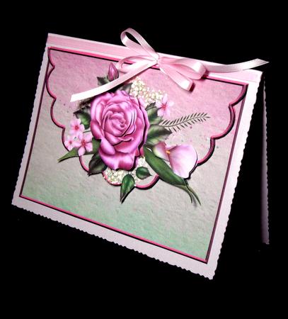 Pink Delights Envelope Card Front by Dianne Jackson
