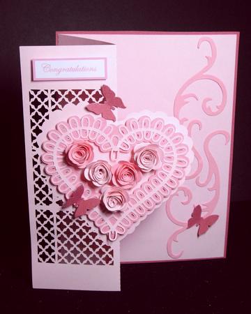 Heart Pop Out Fold Card by Dianne Jackson