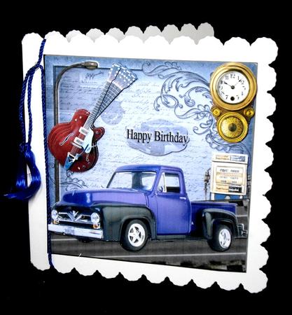Time to Travel in My 55 Ford Truck & Decoupage by Dianne Jackson