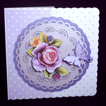 Fab Frame J Topper with Pretty Detailed Cut Out Multi formats by Dianne Jackson