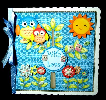 Sunshine Owls 8x8 Mini Kit by Dianne Jackson