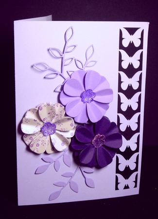 6 Butterfly Border Card Templates by Dianne Jackson