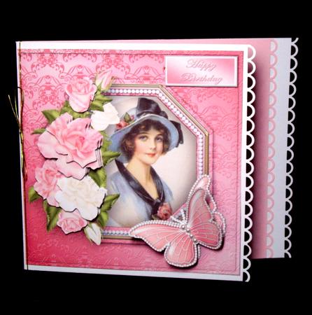 Pink Roses and Pearls by Dianne Jackson