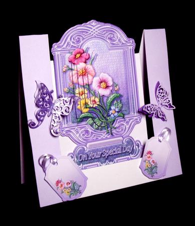 Applique Flowers Pyramage Topper by Dianne Jackson