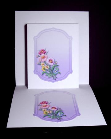Applique Flowers Insert Plates by Dianne Jackson