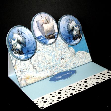 Sailing Ships Over the Edge with Toppers by Dianne Jackson