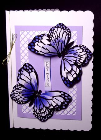 Butterfly Shaped Stacker - Pastel Purple by Dianne Jackson