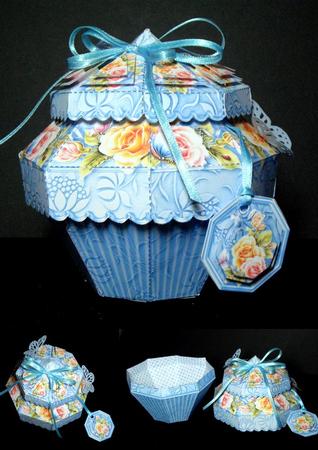 Truly Scrumptious Gift Box Roses and Butterflies by Dianne Jackson