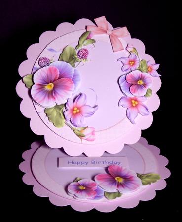 Lovely Summer Pansys ( Rocker or Easel ) by Dianne Jackson