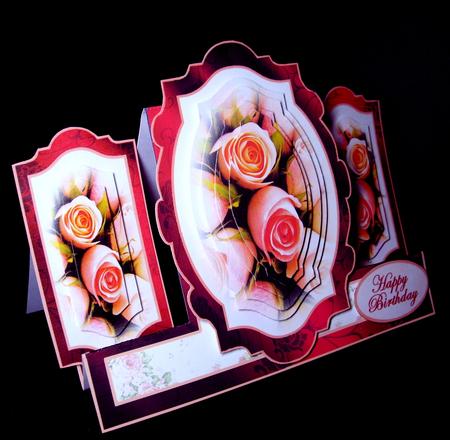 Layered Centre Stepper - Rose Buds by Dianne Jackson