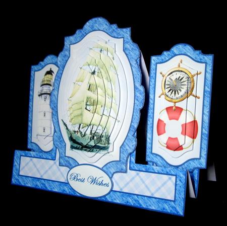 Layered Centre Stepper - at Sea by Dianne Jackson