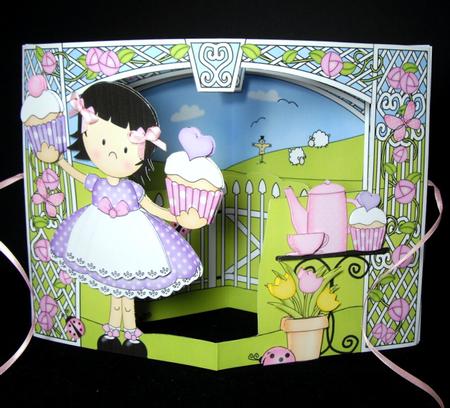 3D Girlz Suzi's Cupcakes Scene It Card Kit by Dianne Jackson