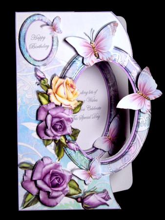 For the Love of Gardens - Shaped Topper, Insert & Decoupage by Dianne Jackson