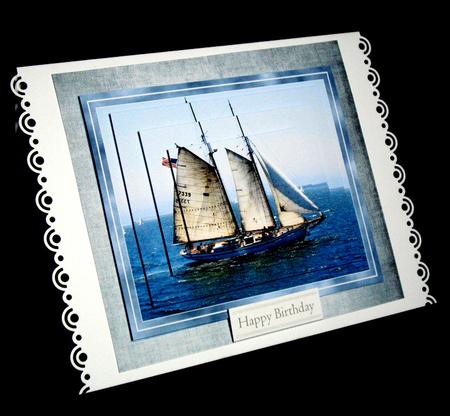 We Are Sailing Card Front by Dianne Jackson