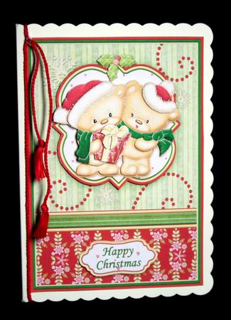 Teddy Bears Christmas Topper & Decoupage by Dianne Jackson