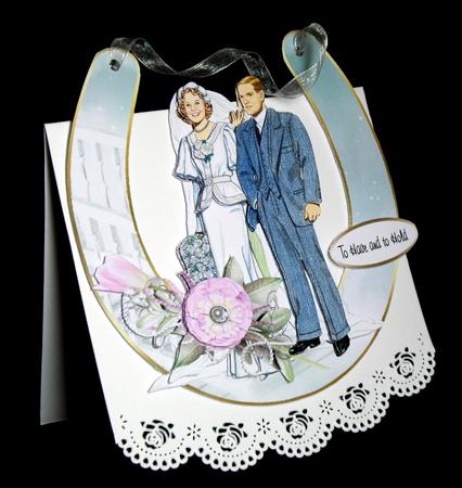 Vintage Horseshoe Keepsake 2 by Dianne Jackson