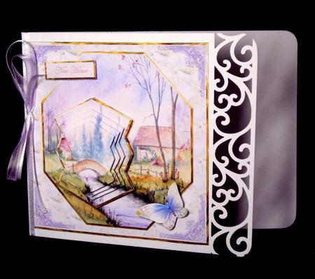 New Home Beside the River Card Front by Dianne Jackson