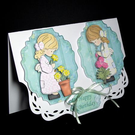 Flower Girls Toppers and Decoupage Mum by Dianne Jackson