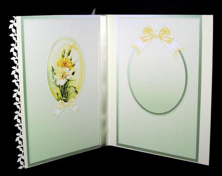 Cream Carnations A5 Matching A5 Insert by Dianne Jackson