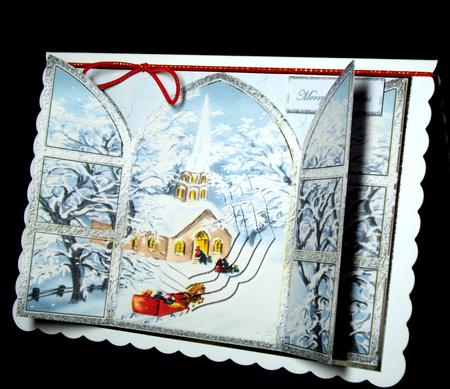 View from My Window Sledge Ride to Church by Dianne Jackson